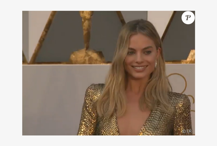 Margot Robbie Aux Oscars - Blond, transparent png download