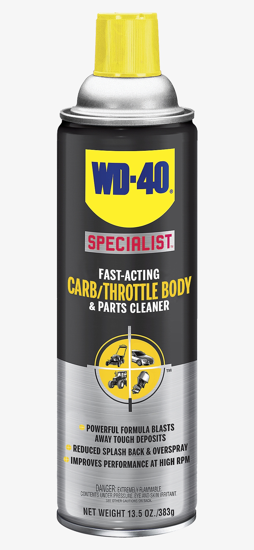 Wd 40 Specialist Fast Acting Carb/throttle Body & Parts - Specialist Protective White Lithium Grease, 10 Oz Aerosol,, transparent png download