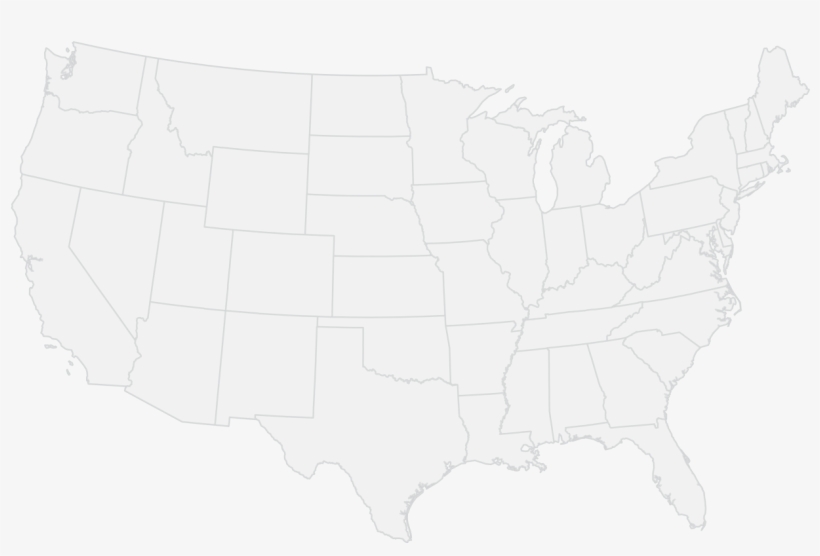 Usa Map Template - Political Geography Of Campaign Finance, transparent png download