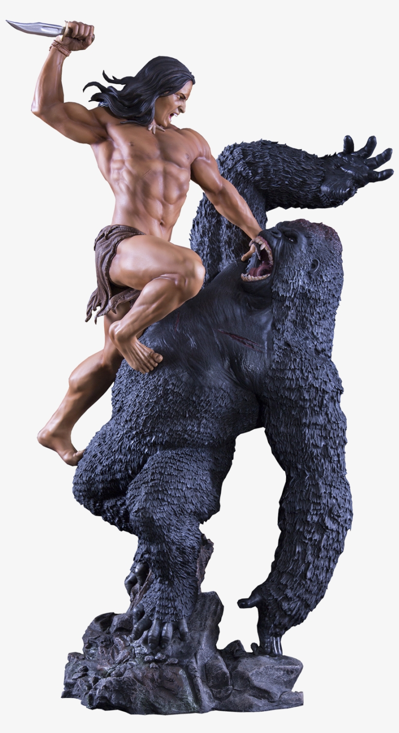 Tarzan Primal Rage Statue - Statue: Tarzan 1/4 Tarzan Primal Rage, transparent png download