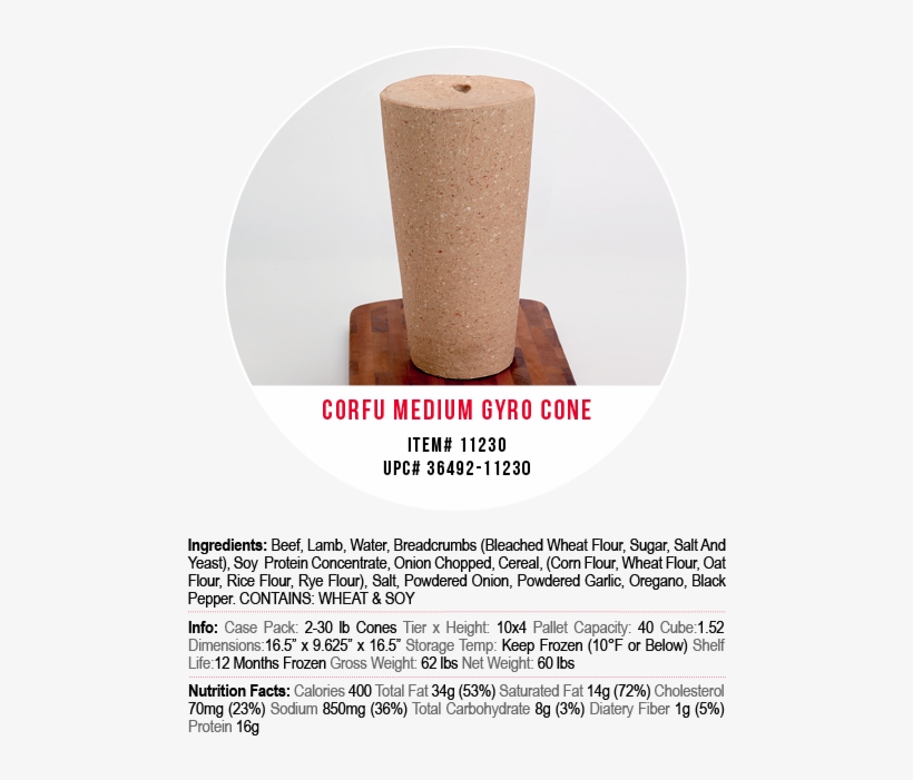 Corfu Gyro Cones Medium - Plywood, transparent png download