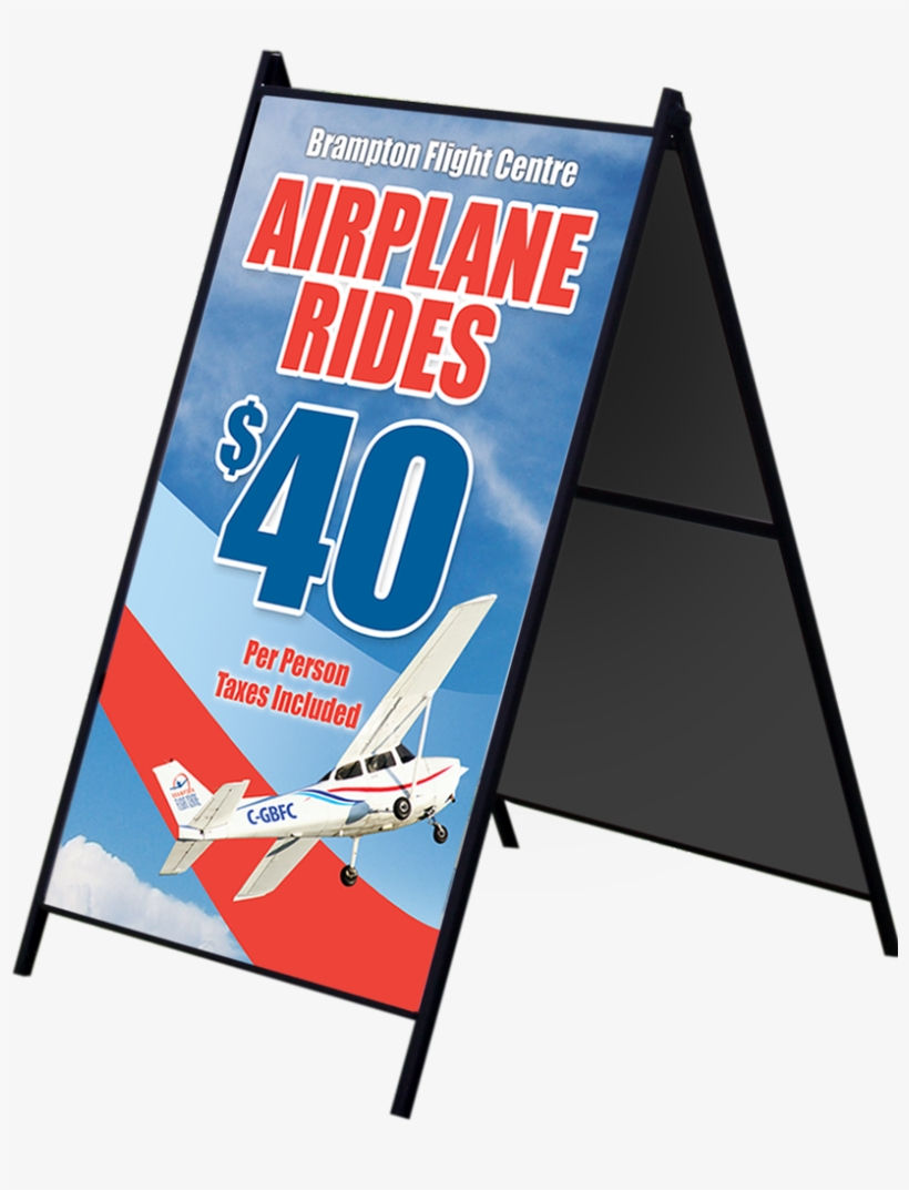 Change Signs In No Time - Metal A Frame Signs, transparent png download
