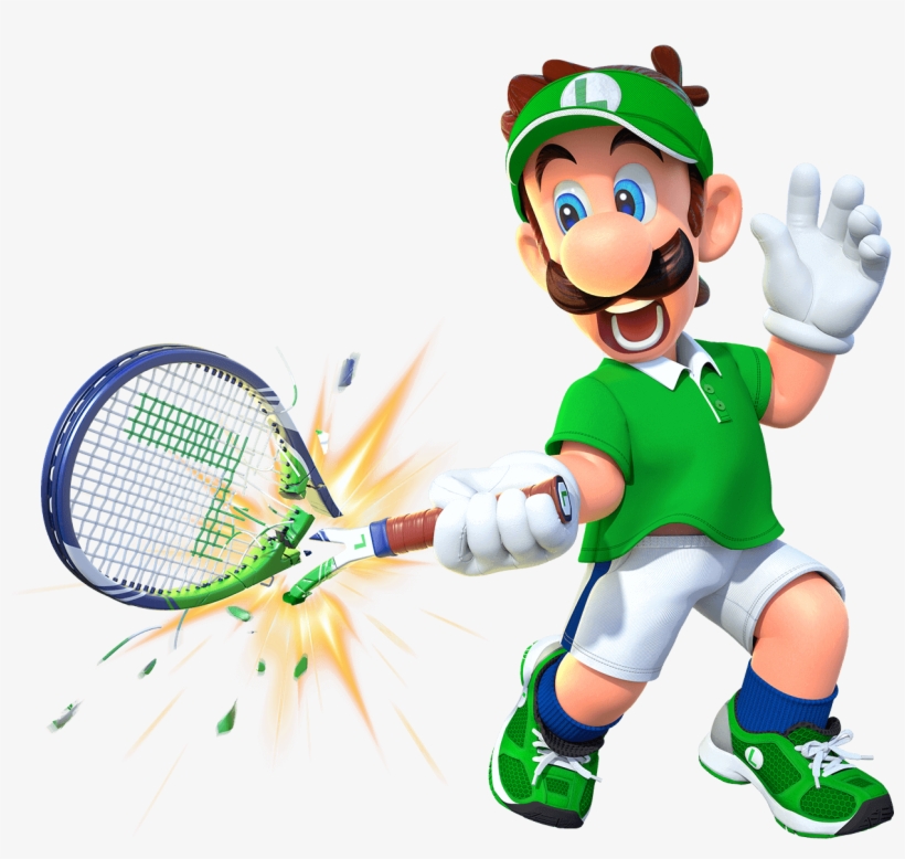 Luigi - Tennisaces - Mario Tennis Aces Luigi Bulge, transparent png download
