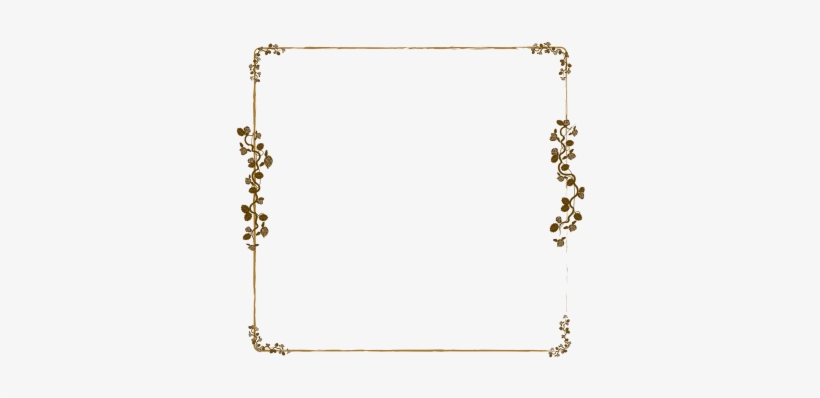 Simple Rose Border 01, Border, Wedding, Gold Png And - Border 01, transparent png download