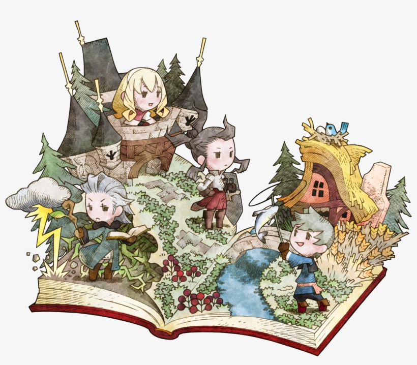 Ff T4hol Book - Fantasy 4 Heroes Of Light, transparent png download