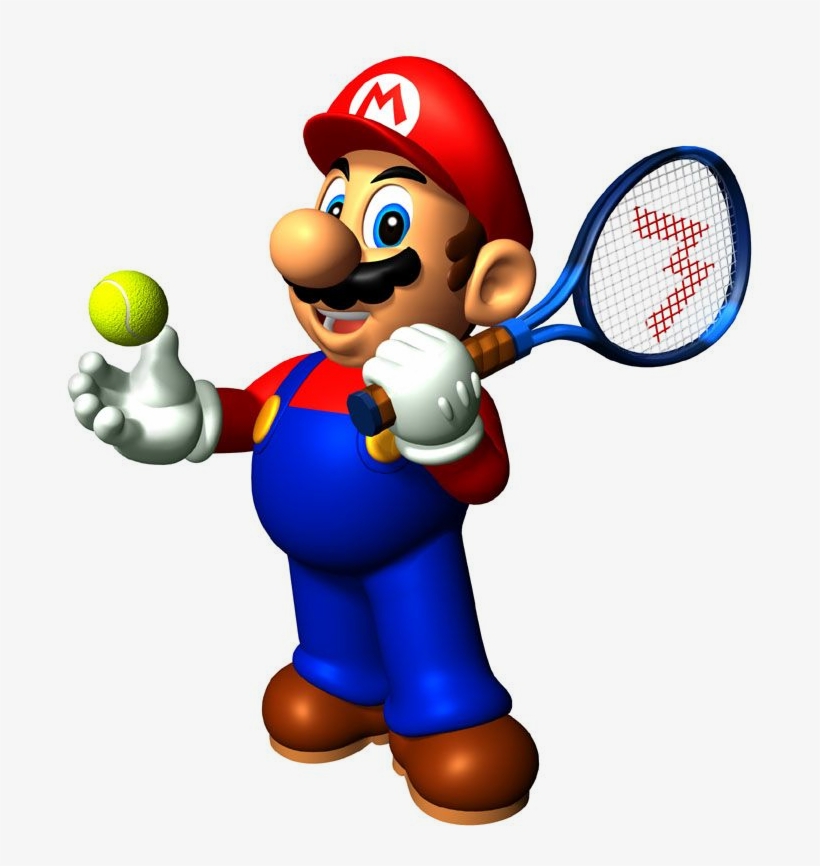 Mario Tennis Aces Free Png Image - Mario Tennis 64 Mario, transparent png download