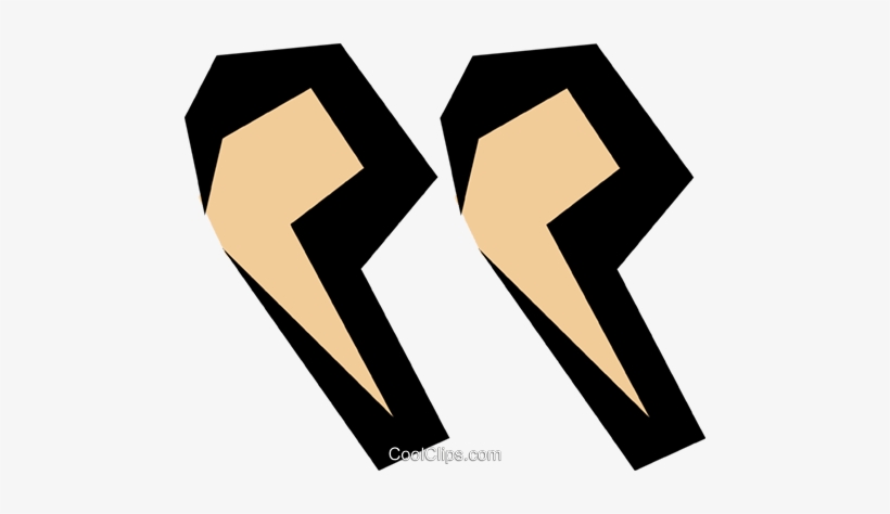 Quotation Marks Royalty Free Vector Clip Art Illustration - Aspas Vetor Png, transparent png download