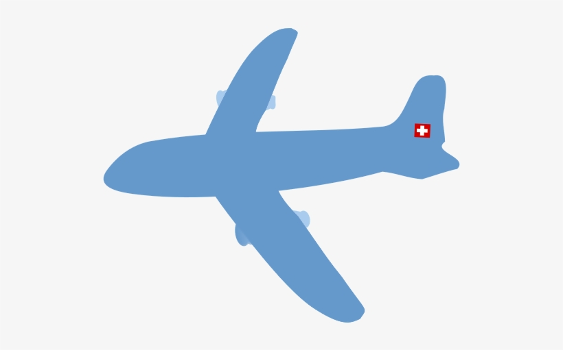 Avión Suizo - Airplane No Background, transparent png download