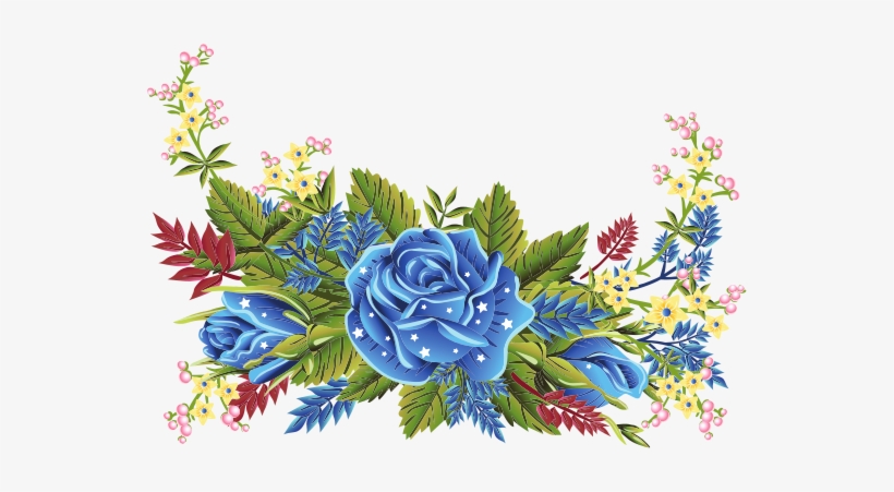 Rose Flower Border - Rose, transparent png download
