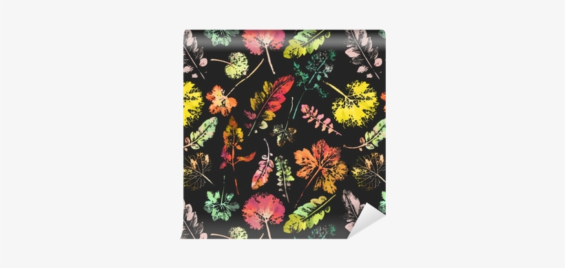 Crazy Beautiful Watercolor Pattern Of Leaves - Watercolor Painting, transparent png download