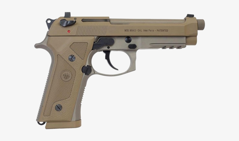 Beretta M9a3 9mm Luger Threaded Barrel, transparent png download