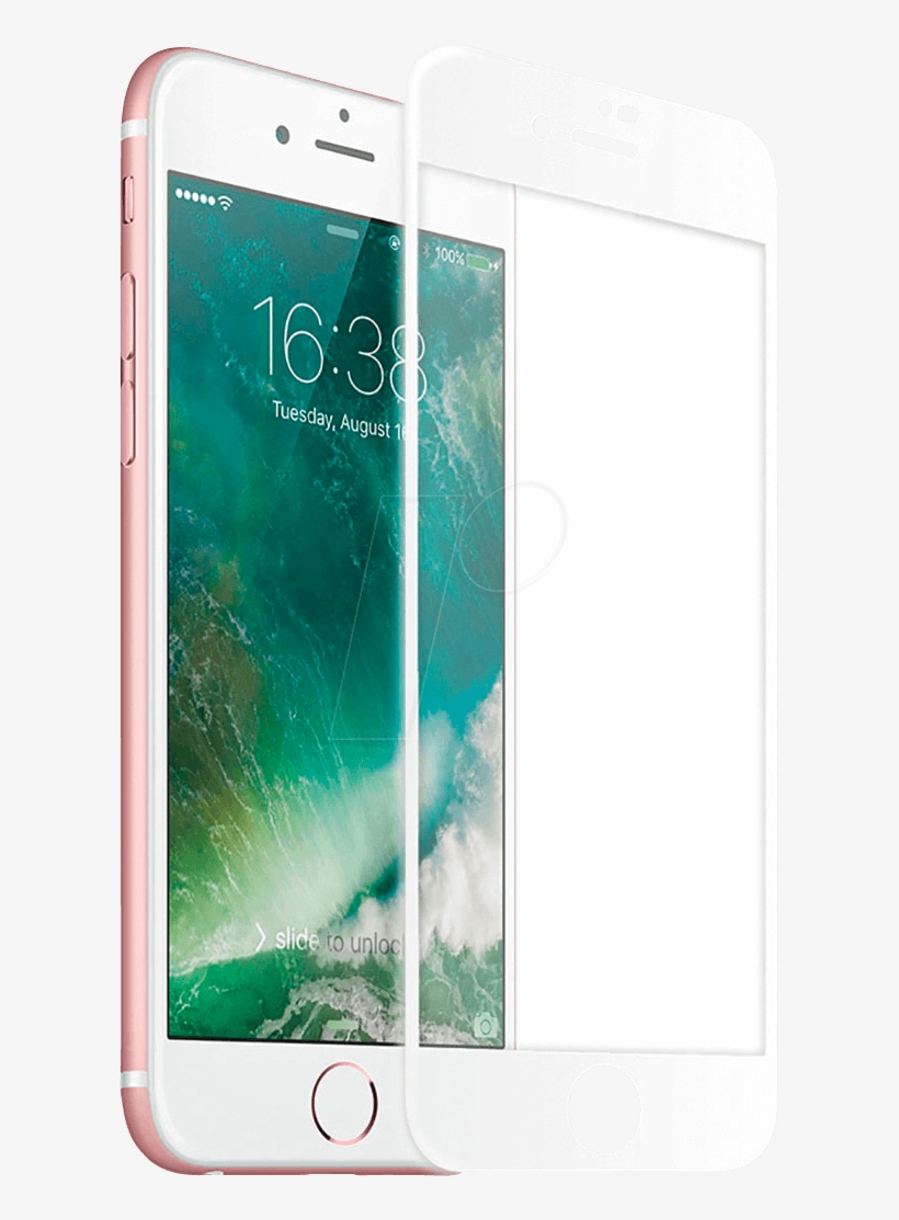 Tempered Glass, Screen Protection For Iphone 8, White, transparent png download