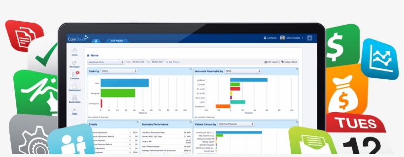Central Is An Online Practice Management System With PNG Image ...