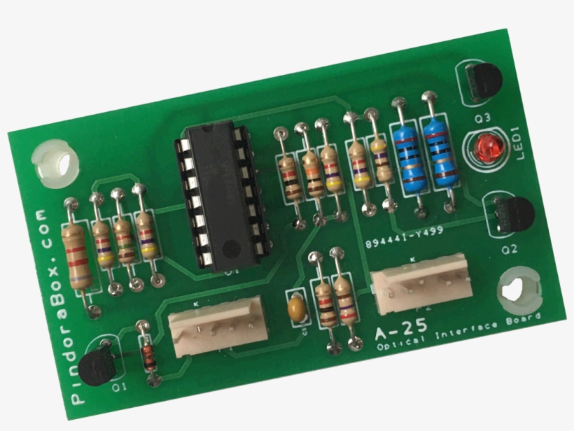 Gottlieb System 3 A-25 Opto Interface Board, transparent png download