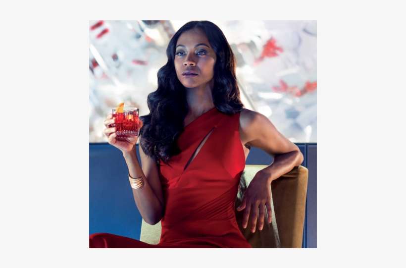 Zoe Saldana 'the Legend Of Red Hand' Red One Shoulder, transparent png download