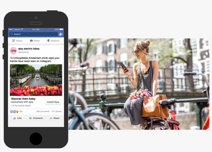 Facebook And Instagram Sponsored Ads And Promotions, transparent png download