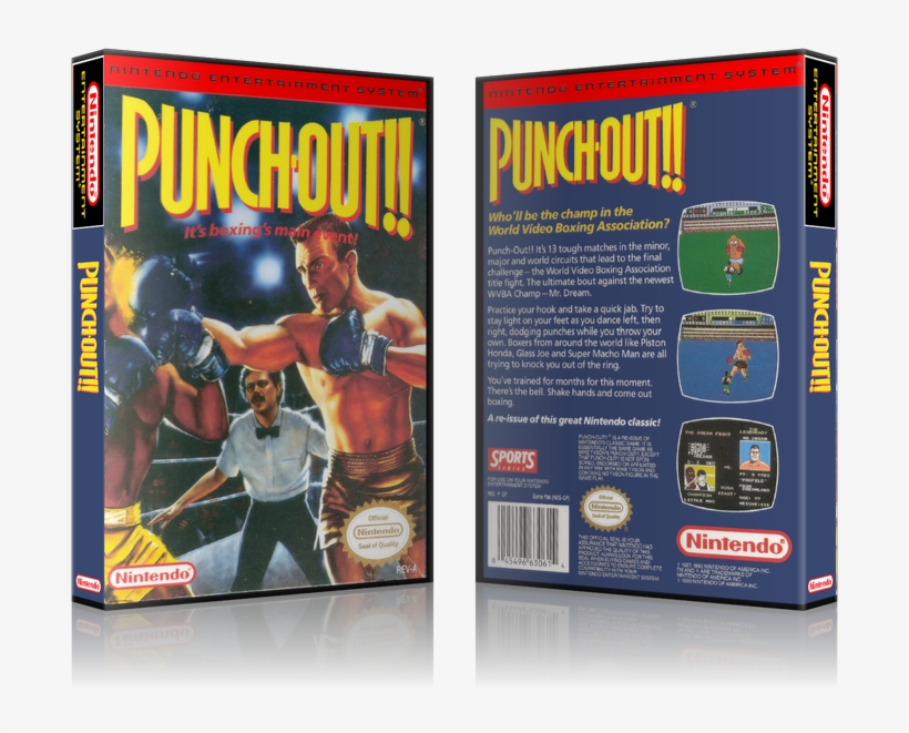Nes Punch Out Retail Game Cover To Fit A Ugc Style, transparent png download
