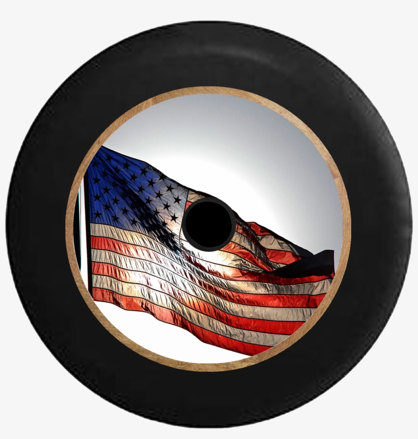 Jeep Wrangler Jl Backup Camera American Us Flag Jeep, transparent png download