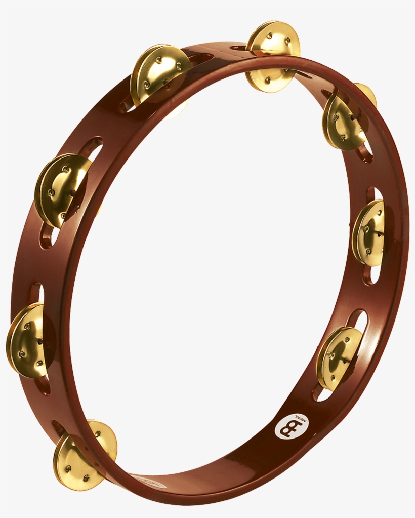 Traditional Wood Tambourine, Brass Jingles, transparent png download