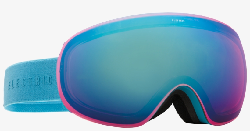 5 Snow Goggle Light Blue W/ Rose/blue Chrome, transparent png download