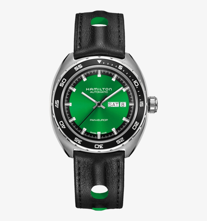 The Pan Europ Auto Comes In A Stainless Steel Case, transparent png download