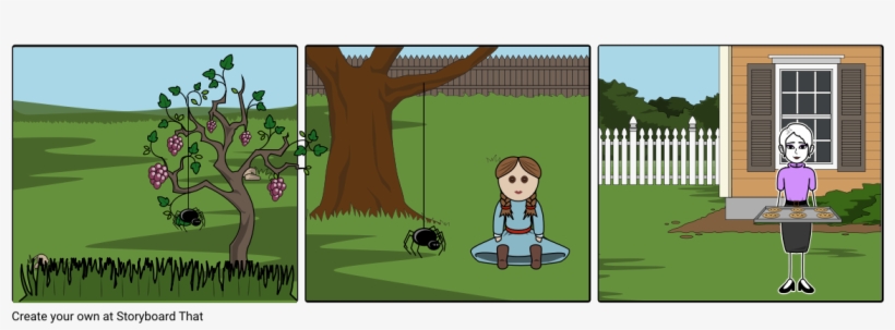 Little Miss Muffet Scene, transparent png download