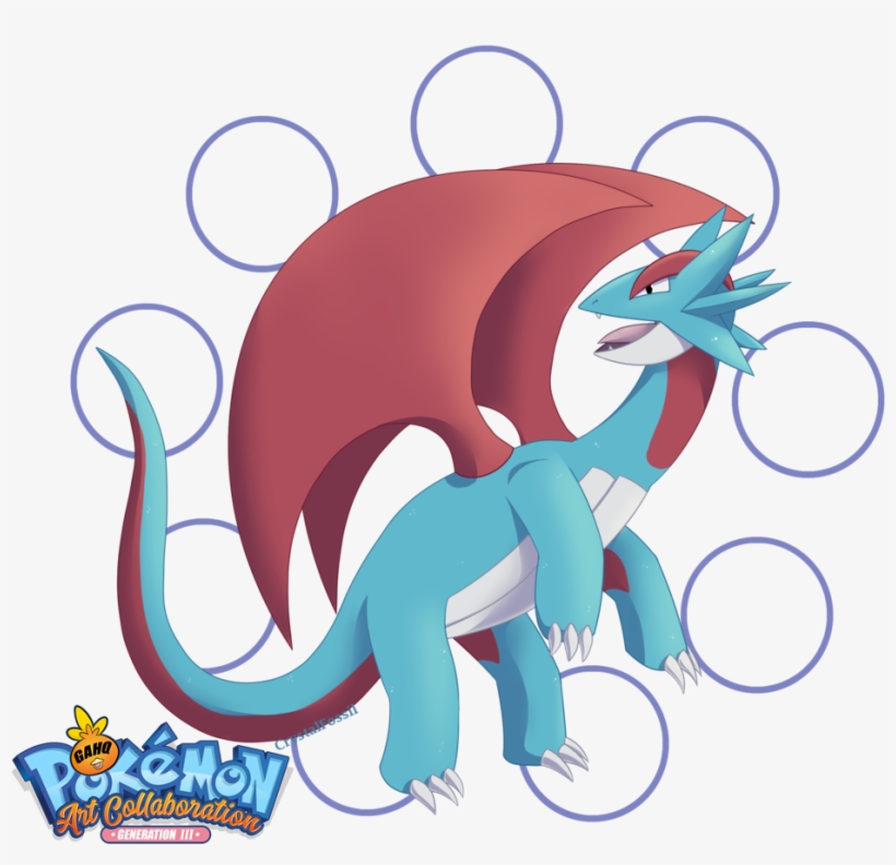 #373 Salamence In Our Pokemon Generation Iii Art Tribute, transparent png download