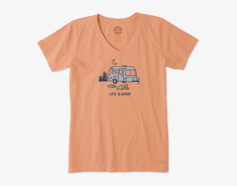 Women's Airstream Campfire Crusher Vee, transparent png download
