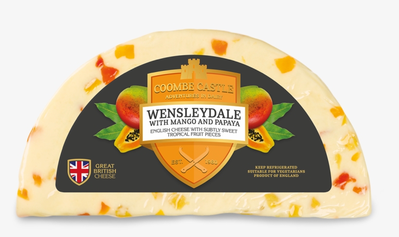 Usa Uk Coombe Castle International Sweet Blends Wensleydale - Label, transparent png download