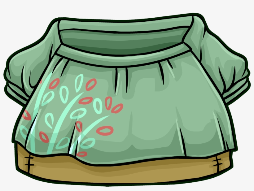 Rustic Tunic And Skirt Clothing Icon Id 4210 - Club Penguin Skirt, transparent png download