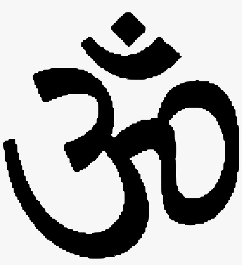 Om Symbol Hinduism Vishnu Drawing - Hindu Clipart, transparent png download