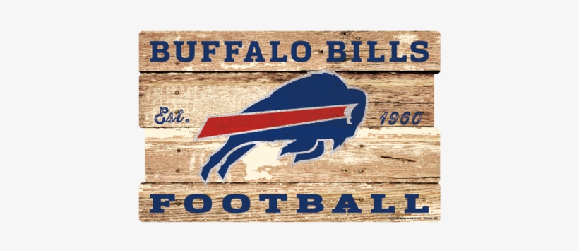 Buffalo Bills Hardboard Wood Signs 19inx30in Decorated - Detroit Lions 19x30 Wood Plank Sign, transparent png download
