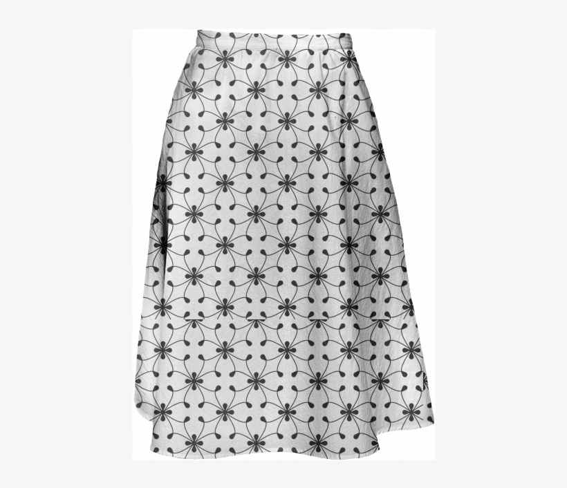Elegant Floral Midi Skirt $80 - A-line, transparent png download