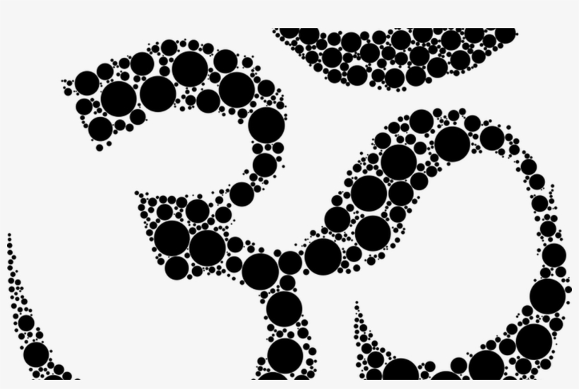 The Om Symbol Map Yoga - Hinduism Symbol, transparent png download