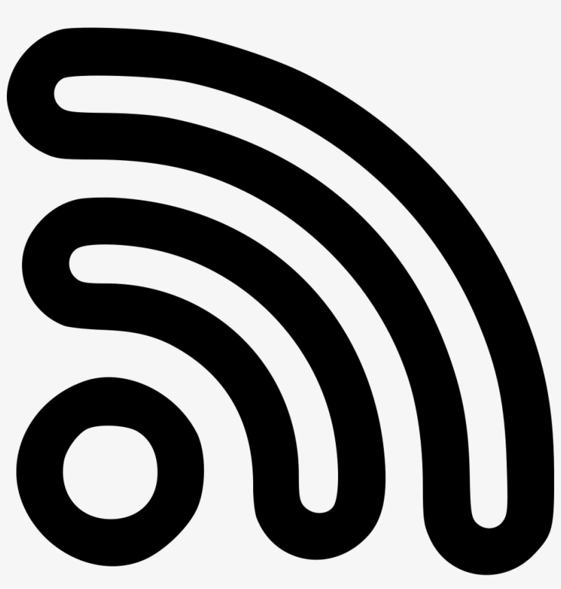 Media Wifi Feed Rss Subscribe Comments - Illustration, transparent png download