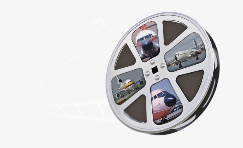 Avion Video Film Reel - Dvd, transparent png download