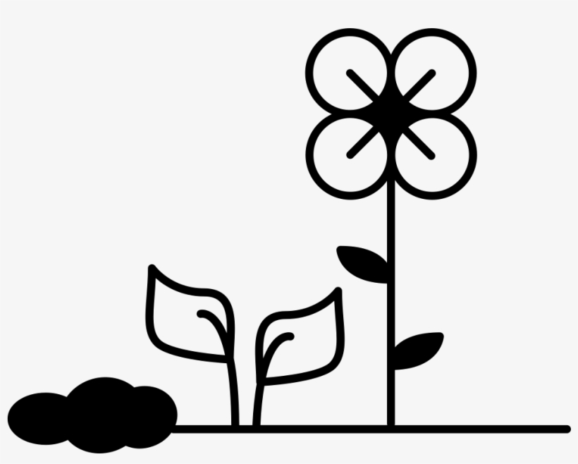 Flowers And Plants On Soil Comments - Watering Plant Icon Png, transparent png download