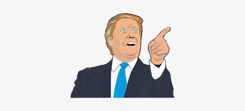 Donald Trump Trump President America Polit - Trump Dibujo Png, transparent png download