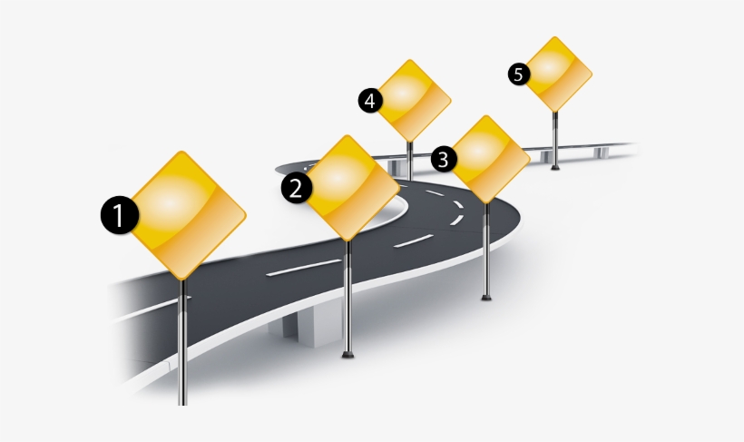 Clear Presentation, Transparent Arrangment, Easy Launching - Road Map Presentation Png, transparent png download