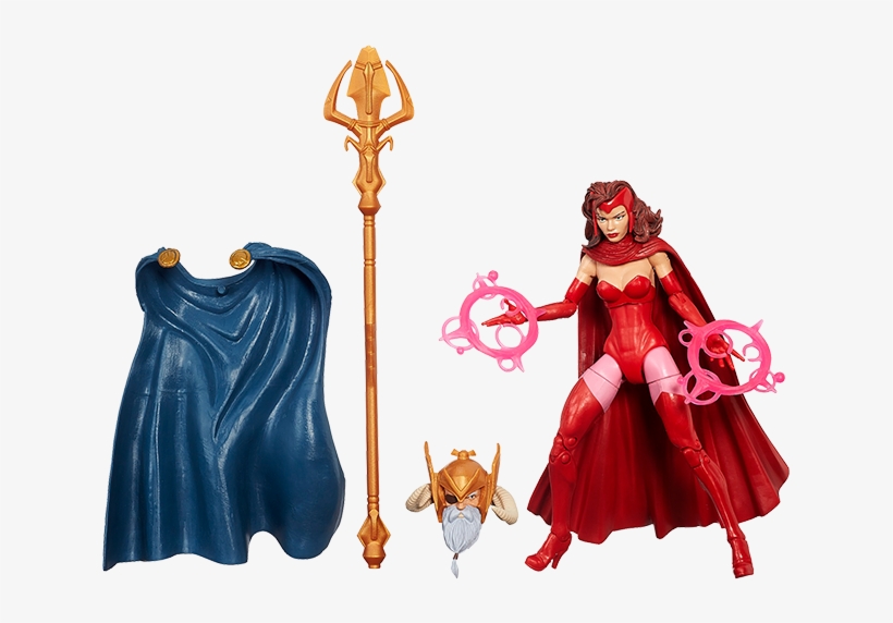 The Avengers Legends Infinite Figure, Scarlet Witch, - Build A Figure The Allfather, transparent png download