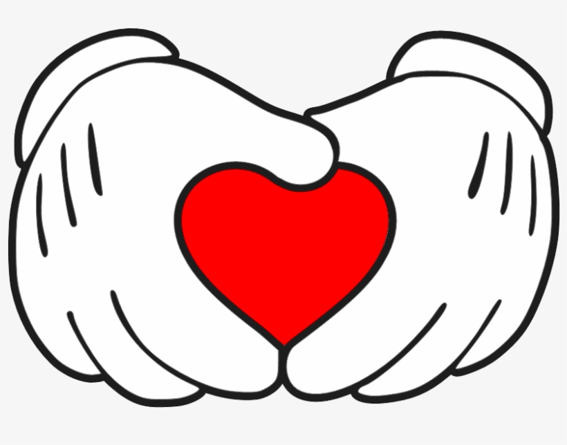 View Samegoogleiqdbsaucenao Worth , - Mickey Hands With Heart, transparent png download