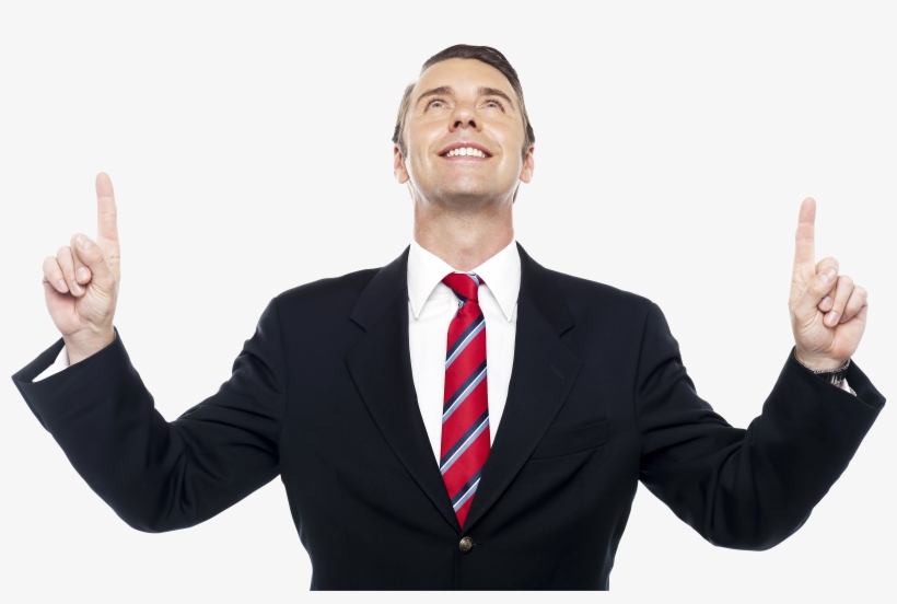 Free Png Men Pointing Up Png Images Transparent - Pointing Up, transparent png download