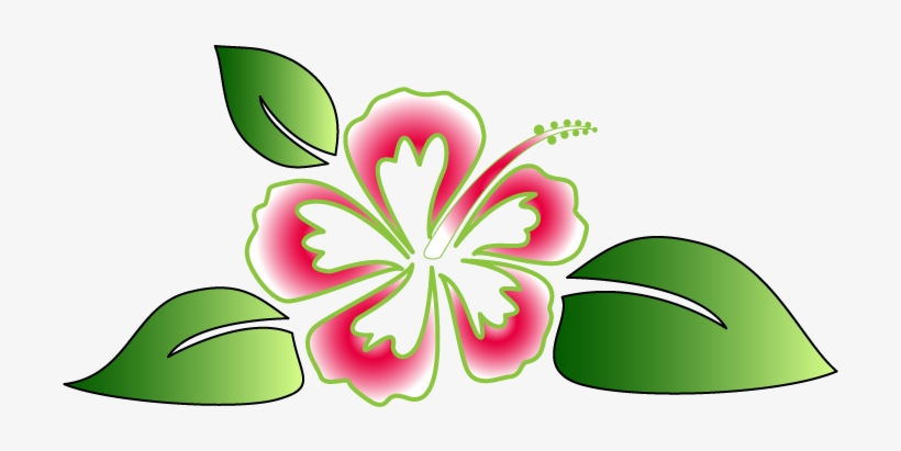 Hawaiian Flower Vector Free Download Clip Art Free - Luau Hawaiian Flowers, transparent png download