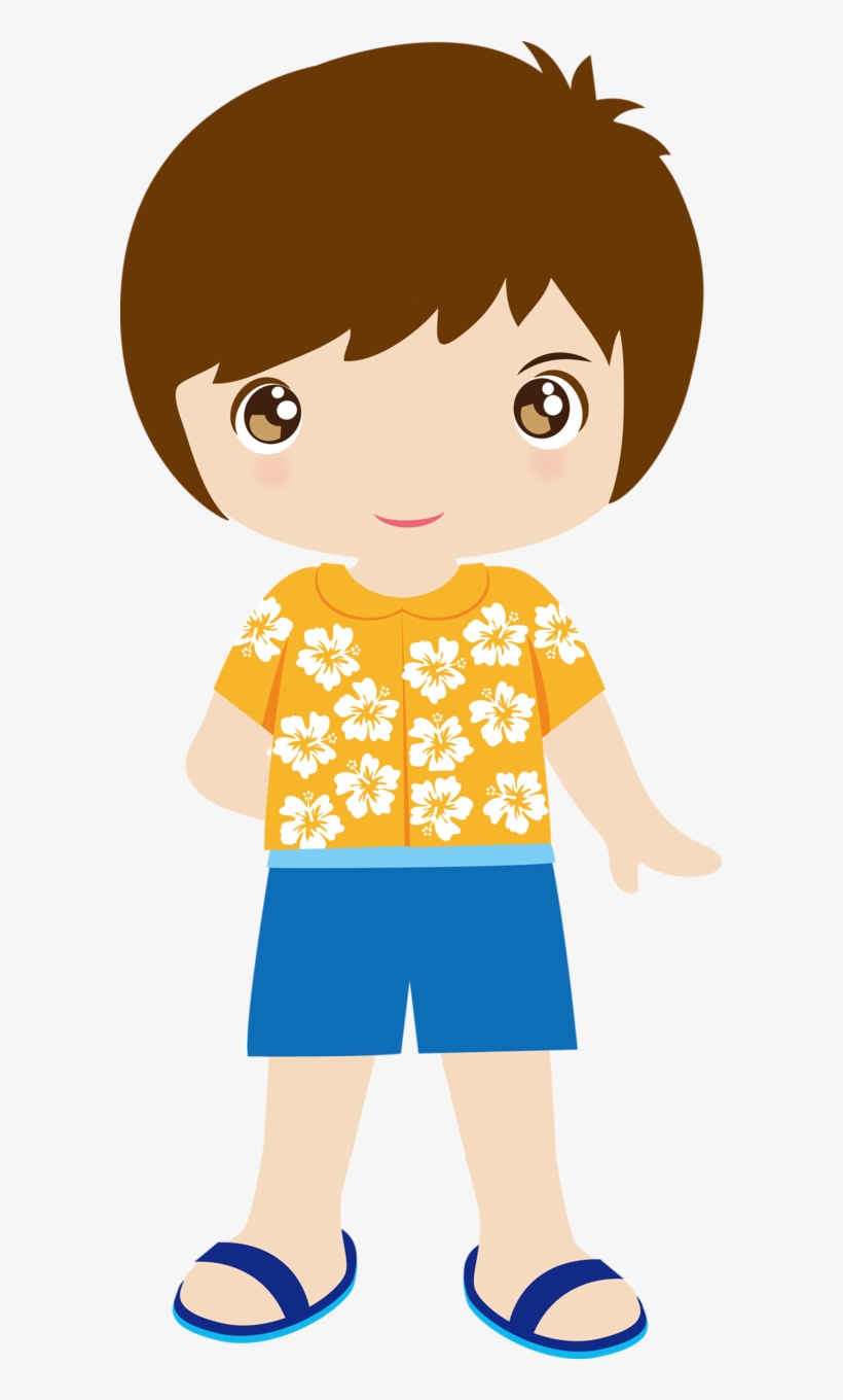 Cg050 08 - Hawaiian Kids Clip Art, transparent png download