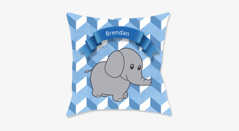 Baby Elephant Outdoor Pillow Outdoor Pillows- Pixsona - Cushion, transparent png download