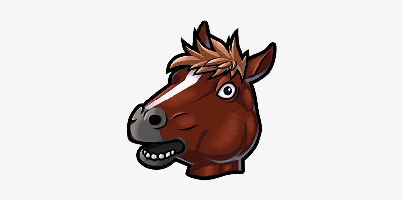 Gear-brown Horse Headdress Render - Horse Head Mask Render, transparent png download