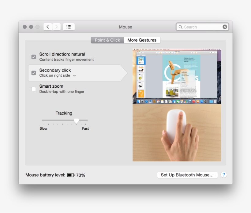 Left Clicking Brings Up A Menu, And Right Clicking - Tasto Destro Mouse Mac, transparent png download