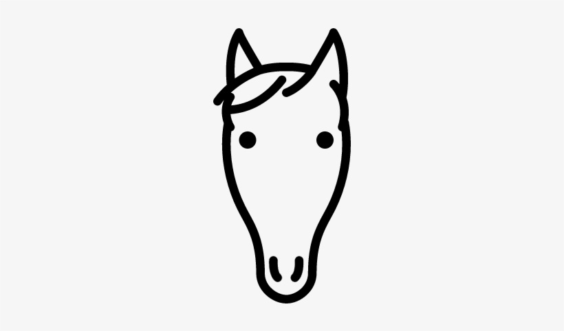 Horse Head Vector - Horse, transparent png download
