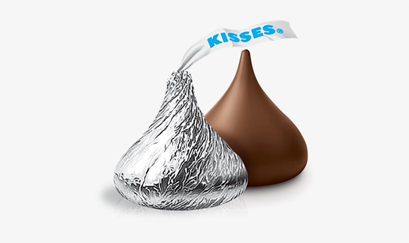 S Kisses Milk Chocolate - Chocolate Hershey Kisses PNG Image