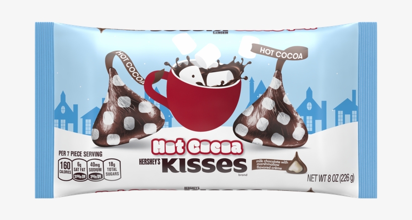 Hershey Kisses' First New Flavor In 10 Years Is Straight - Hershey's Hot Cocoa Kisses, transparent png download